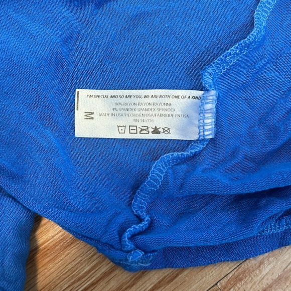 ❤️TODAY ONLY Sleepy Central Perk Little Heart Turtleneck Dress Medium Blue B114 - Picture 8 of 9